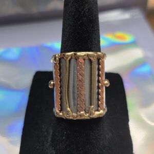 Ring Brass & Copper‎ Cuff Item# 0063